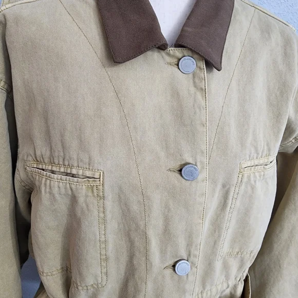 Anthropologie Blank NYC Tan Utility Jacket - Picture 5 of 7